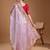 Lavender embroidered  sarees