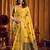 Mustard woven design khadi sarees  with unstiched blouse