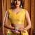 Mustard woven design khadi sarees  with unstiched blouse
