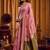 Pink woven design khadi sarees  with unstiched blouse