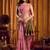 Pink woven design khadi sarees  with unstiched blouse