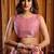 Pink woven design khadi sarees  with unstiched blouse