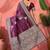 Lavender ethnic motifs woven design zari banarasi saree