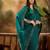 Green embellished saree withblousepiece