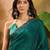 Green embellished saree withblousepiece