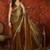 Brown sequinned tissue designer saree