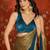 Multicolor embellished sequinned tissue designer saree