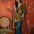 Multicolor embellished sequinned tissue designer saree
