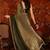 Olive sequinned tissue designer saree