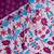 Purple  cotton printed block print ready to wear saree with blouse piece