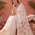 Off white sequinned net designer saree
