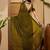 Olive women solid zari saree