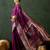 Purple woven design sarees