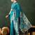 Green woven design banarasi saree with blouse piece