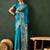 Green woven design banarasi saree with blouse piece