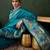 Green woven design banarasi saree with blouse piece