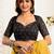 Yellow yellow linen printed ready to wear saree