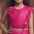 Pink girls ready to wear sarees