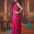 Pink girls ready to wear sarees