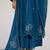 Deep riverside blue festive kurta set