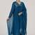 Deep riverside blue festive kurta set