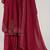 Maroon festive kurta set