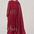 Maroon festive kurta set