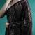 Brown embellished saree with unstitched blouse piece