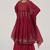 Maroon festive kurta set