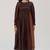 Chocolate mousse paneled festive co-ord set