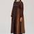 Chocolate mousse paneled festive co-ord set