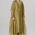 Khaki and gold foil printed festive kurta set