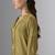 Khaki and gold foil printed festive kurta set
