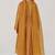 Light mustard print and embroidered festive kurta set