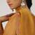 Light mustard print and embroidered festive kurta set