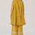 Golden yellow festive silk co-ord set