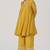 Golden yellow festive silk co-ord set