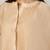 Beige botanical silk festive co-ord set