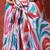 White ready to wear satin floral digital printed saree