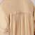 Beige botanical silk festive co-ord set