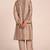 Grey print and embroidered festive co-ord set
