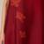 Maroon silk co-ord set
