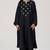 Black silk festive co-ord set