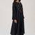 Black silk festive co-ord set