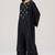 Black silk festive co-ord set