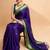 Purple zari  cotton kanjeevaram saree