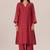 Cardinal red festive co-ord set
