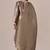 Light brown and soft gold tissue festive kurta set