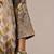 Brass and light gold tissue festive kurta set