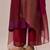 Deep maroon with deep plum festive kurta set